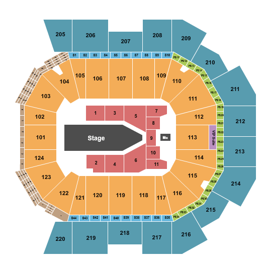 Moody Center ATX Weezer Seating Chart